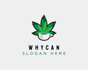 Ejuice - Weed Leaf Cup logo design