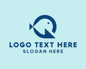 Simple Fish Hook Letter G  Logo