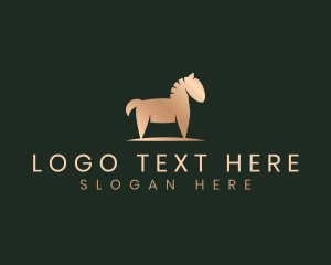 Stable - Pony Horse Equine logo design