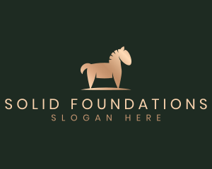 Pony Horse Equine Logo