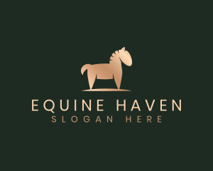 Pony Horse Equine logo design