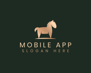 Wild Horse - Pony Horse Equine logo design