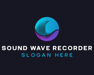 Abstract Sound Wave logo design