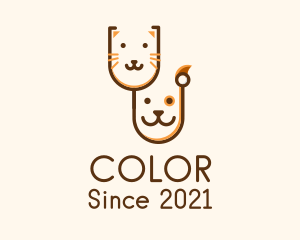Feline - Dog Cat Veterinary logo design