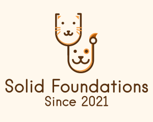 Animal Conservation - Dog Cat Veterinary logo design