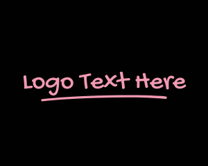 Title - Cool Artsy Handwriting logo design