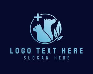 Hound - Cat Dog Veterinary logo design