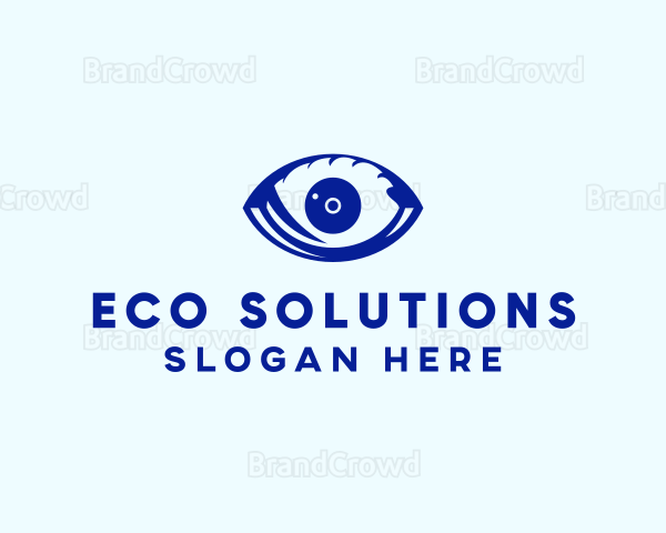 Blue Optic Eye Logo