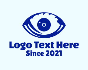 Eye Doctor - Blue Optic Eye logo design