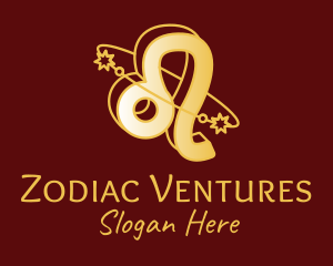 Zodiac - Astral Leo Zodiac logo design