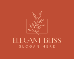 Elegant Plant Decoration  Logo