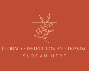 Elegant Plant Decoration  Logo