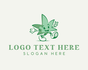 Dispensery - Cannabis Leaf Marijuana logo design