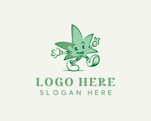 Cannabis Leaf Marijuana Logo