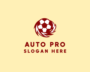 Soccer Coach - Flame Soccer Club logo design