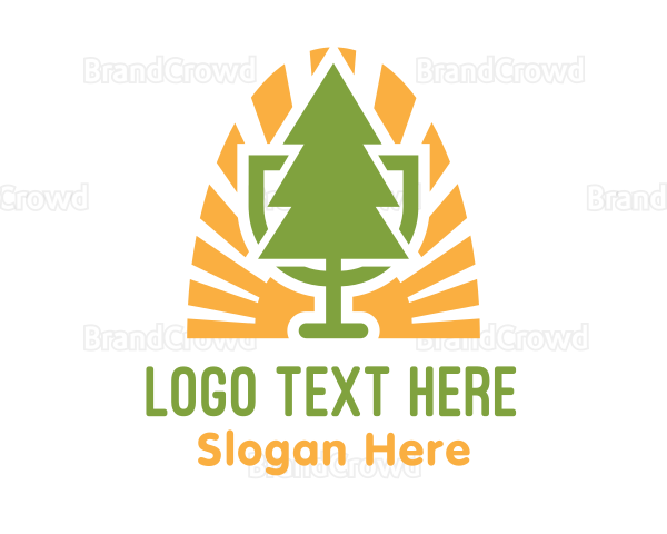 Bio Tree Emblem Logo