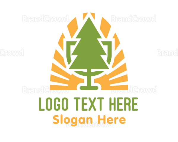 Bio Tree Emblem Logo