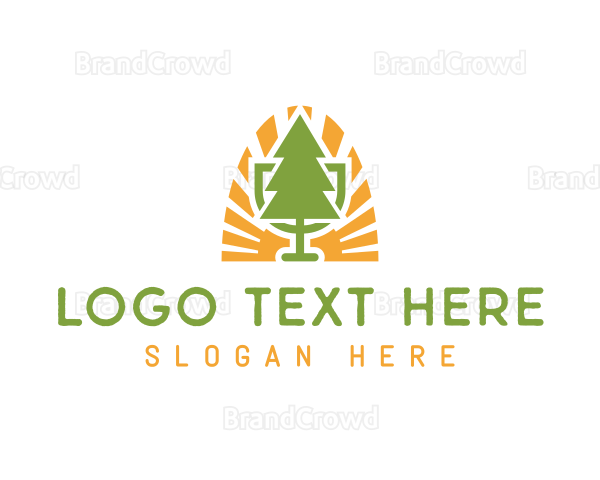 Bio Tree Emblem Logo
