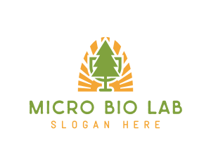 Bio Tree Emblem logo design