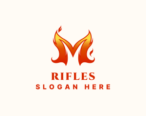 Spicy Blazing Flame  Logo