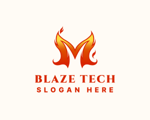 Blaze - Spicy Blazing Flame logo design