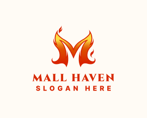 Spicy Blazing Flame  logo design