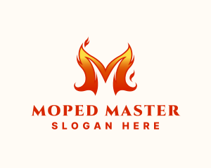 Spicy Blazing Flame  logo design