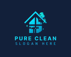 House Window Cleaning logo design