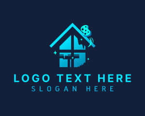 Bubble - House Window Cleaning logo design