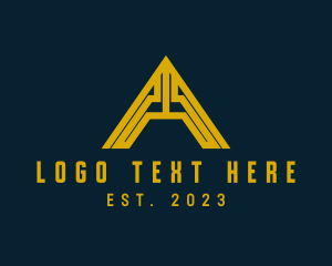 Golden - Professional Premium Company Letter A logo design