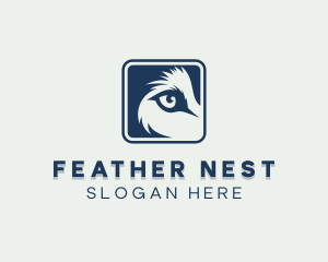 Owl Bird Eye logo design