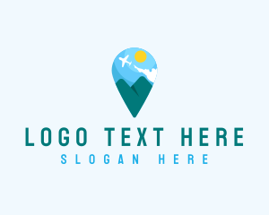  Travel Plane Tourism Logo