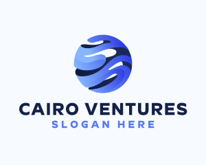 3d Globe Business logo design