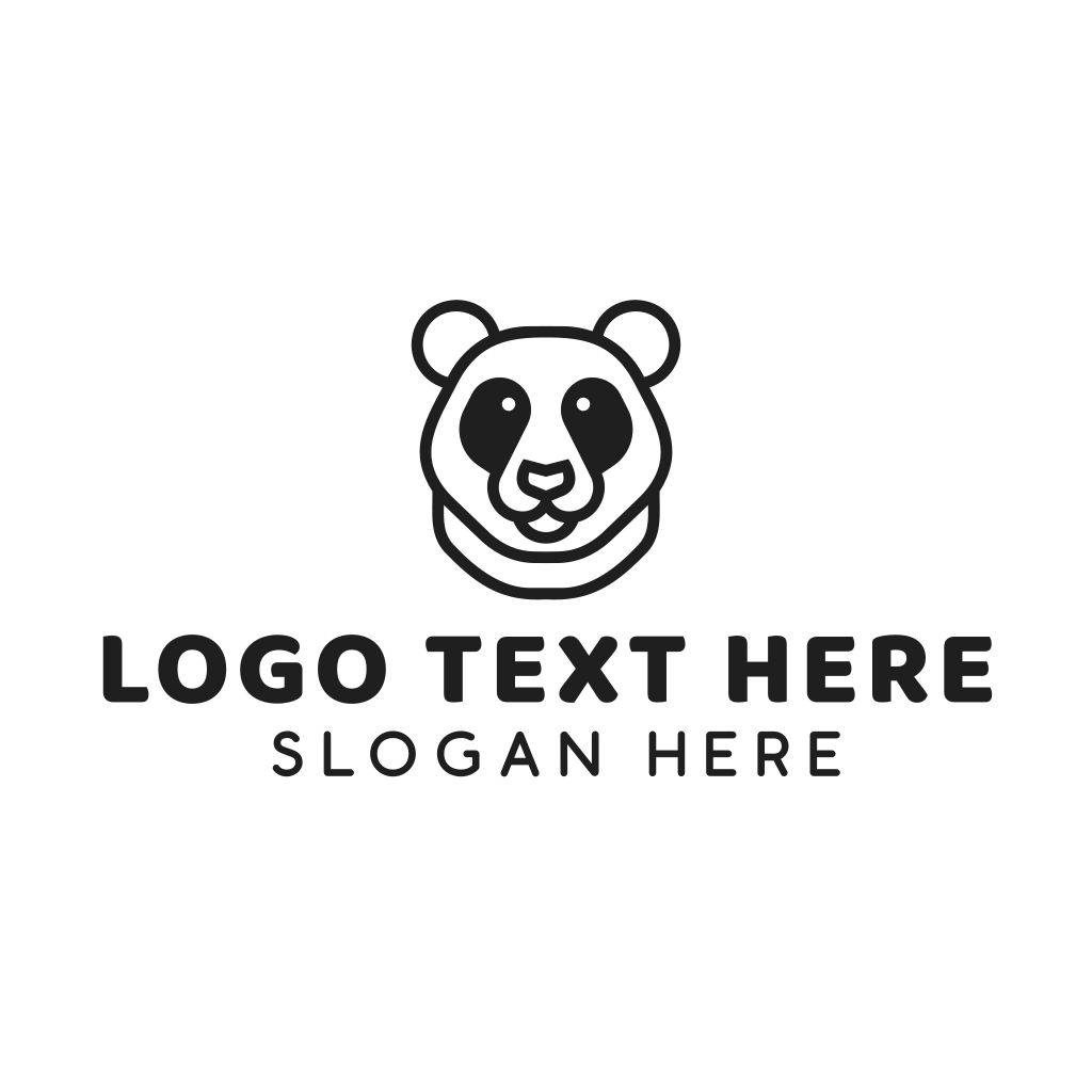 Panda Bear Animal Logo | BrandCrowd Logo Maker