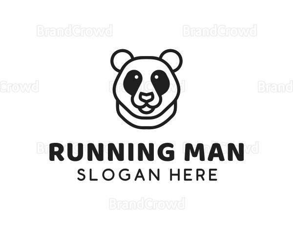 Panda Bear Animal Logo