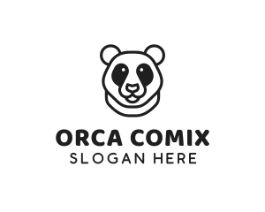 Veterinarian - Panda Bear Animal logo design