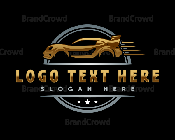 Automotive Garage Racing Car Logo