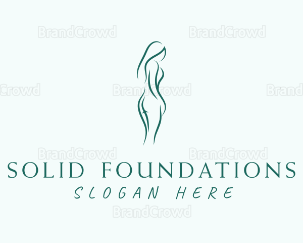 Naked Elegant Woman Logo