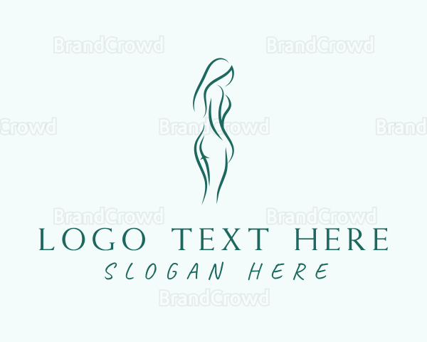 Naked Elegant Woman Logo