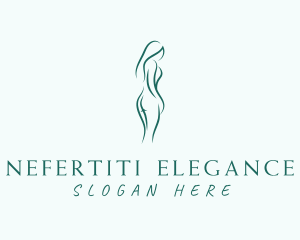 Naked Elegant Woman logo design