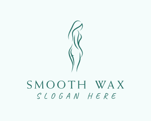 Naked Elegant Woman logo design