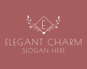 Elegant Vines Boutique logo design