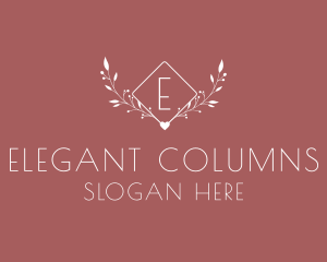 Elegant Vines Boutique logo design