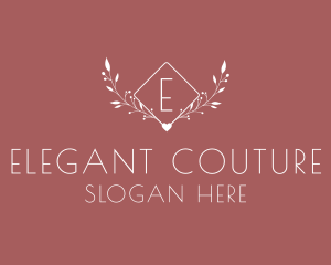 Elegant Vines Boutique logo design