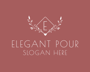 Elegant Vines Boutique logo design