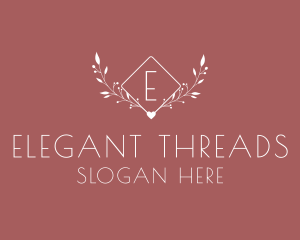 Elegant Vines Boutique logo design