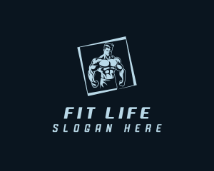 Muscle Fitness Trainer logo design