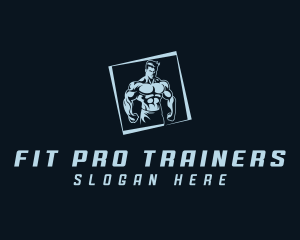 Muscle Fitness Trainer logo design