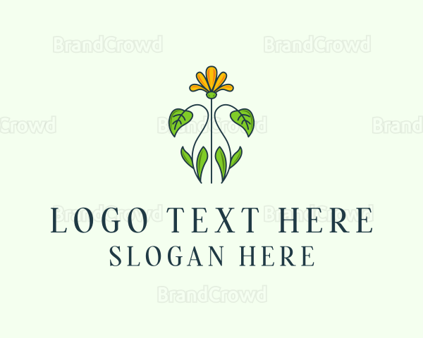 Flower Garden Bloom Logo