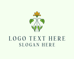 Flower Garden Bloom logo design